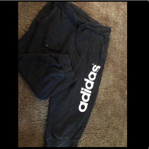 Adidas short sweat pants